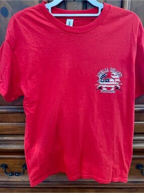 Amelia Island Florida Graphic Tee - Red